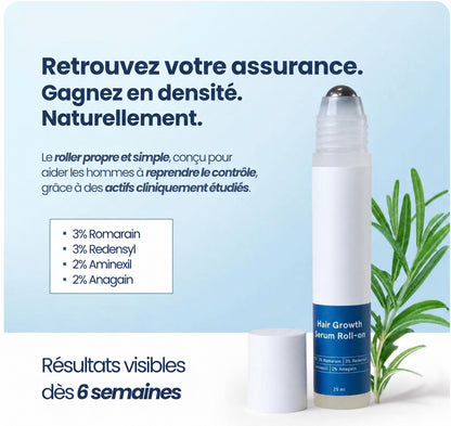 Sérum roll-on pour la croissance des cheveux